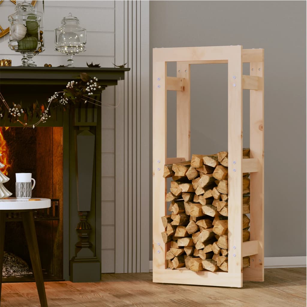 Vidaxl Fireplace Trek 41x25x100 cm Pine solide