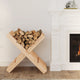 Porte-bloc de bois Vidaxl 47x39.5x48 cm Pine solide