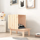 Vidaxl Kattenhuis 60x36x60 cm Pine solide