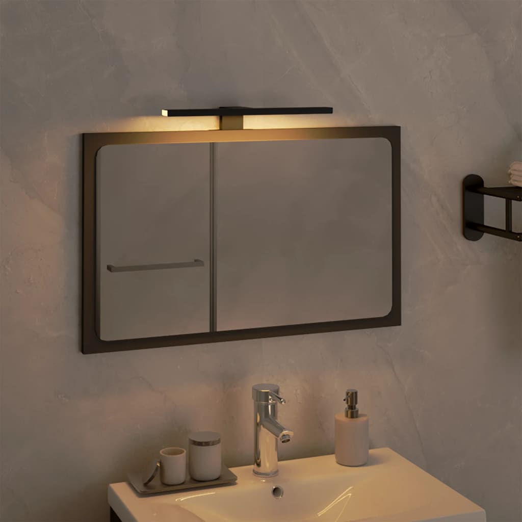 Vidaxl Mirror Lamp LED 5,5 W 30 cm 3000 K blanc chaud