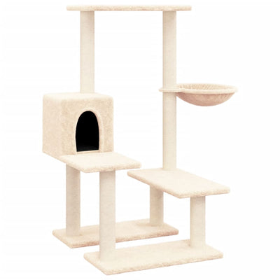 Vidaxl Cat Furniture avec Sisal Scratch Posts 94,5 cm Crème -Colored