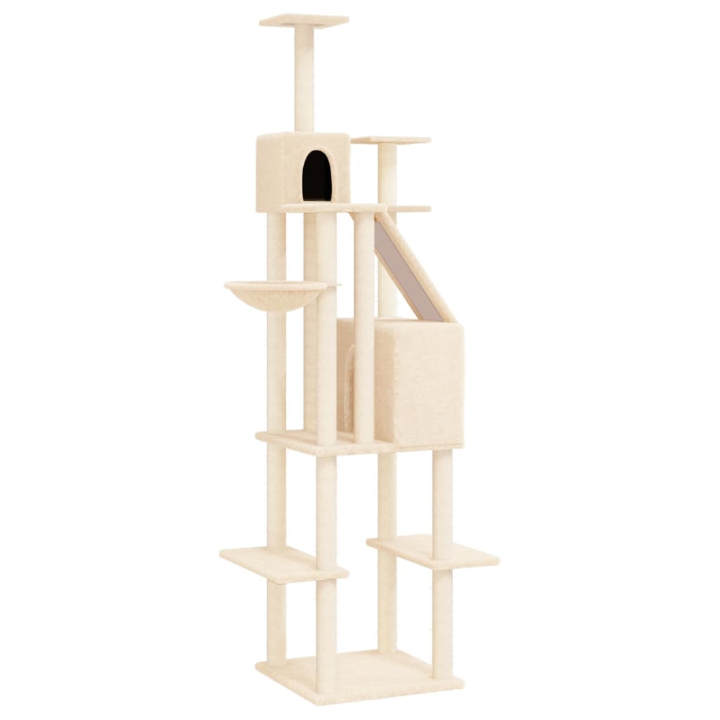 Vidaxl Cat Meubles avec Sisal Scratch Posts 201 cm -colored