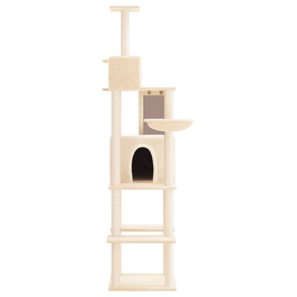 Vidaxl Cat Meubles avec Sisal Scratch Posts 201 cm -colored