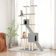 Vidaxl Cat Furniture avec Sisal Scratch Posts 190 cm Gris clair