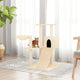 Vidaxl Cat Furniture avec Sisal Scratch Posts 82 cm Crème -Colored