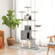 Vidaxl Cat Meubles avec Sisal Scratch Posts 175 cm Gris clair