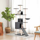 Vidaxl Cat Furniture avec Sisal Scratch Posts 175 cm Gris foncé