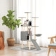Vidaxl Cat Meubles avec Sisal Scratch Posts 154 cm Gris clair