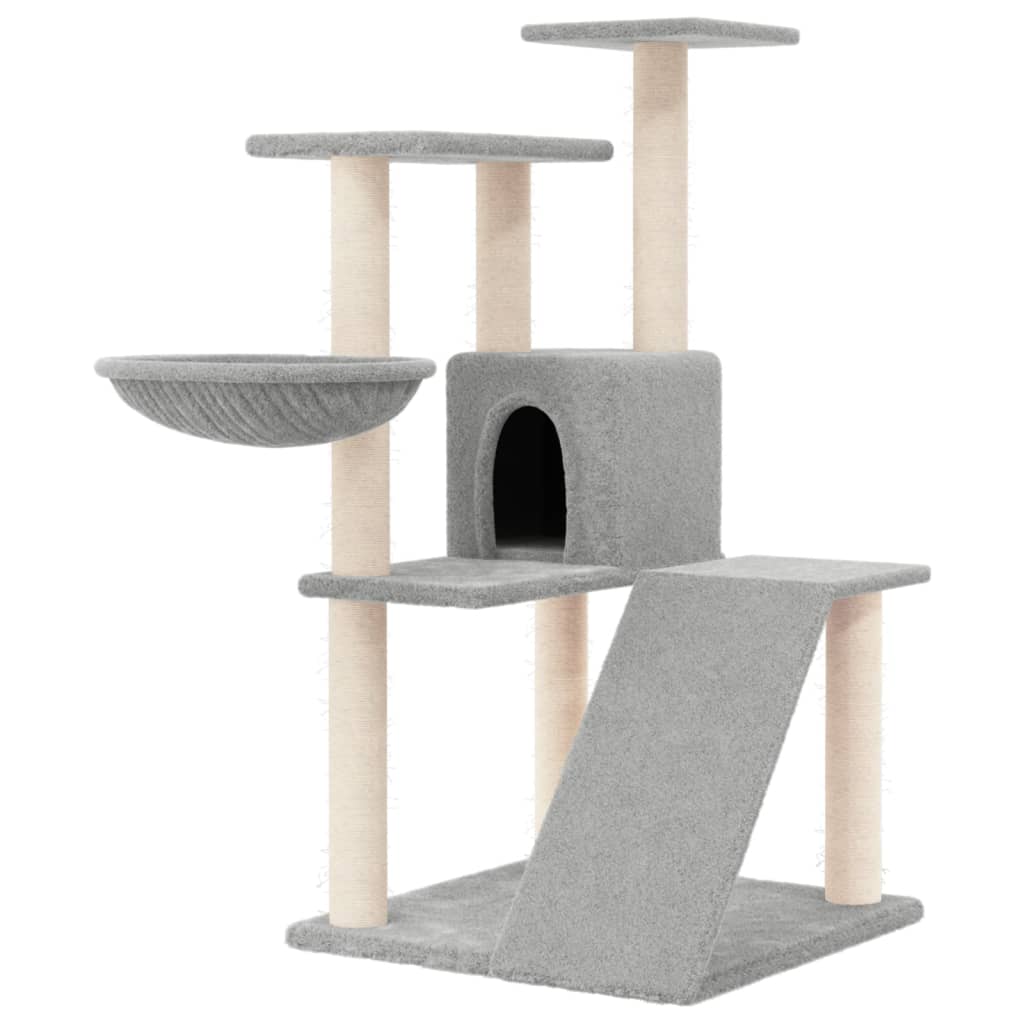 Vidaxl Cat Furniture avec Sisal Scratch Posts 94 cm Gris clair