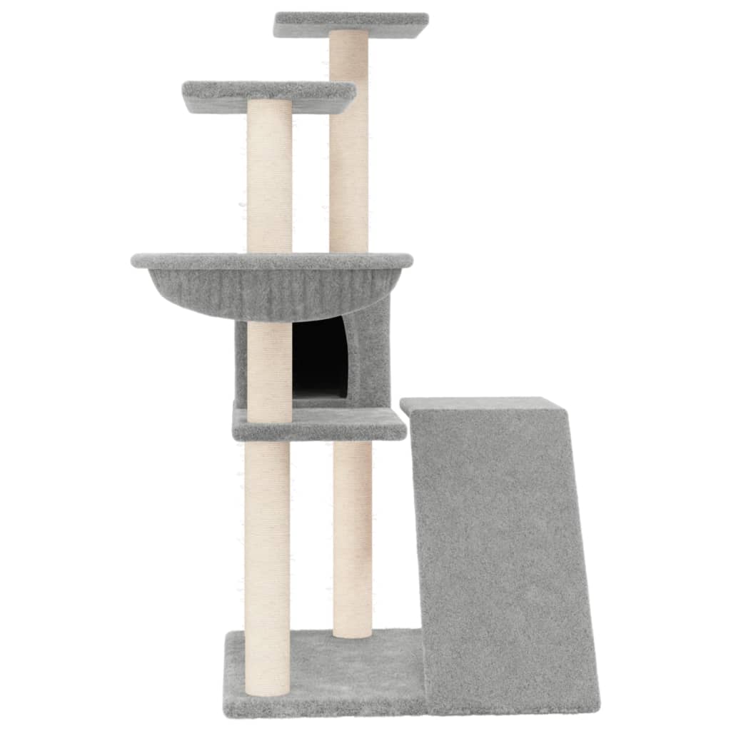 Vidaxl Cat Furniture avec Sisal Scratch Posts 94 cm Gris clair