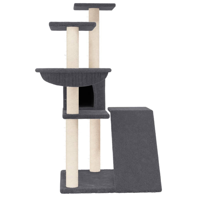 Vidaxl Cat Meubles avec Sisal Scratch Posts 94 cm Gris foncé