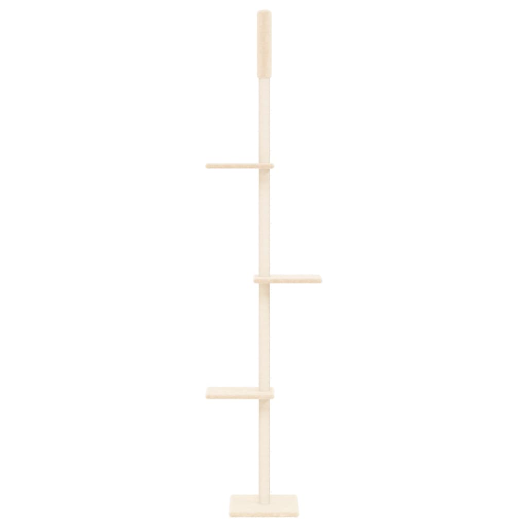Vidaxl Cat Furniture Floor au plafond 267,5-297,5 cm de couleur crème