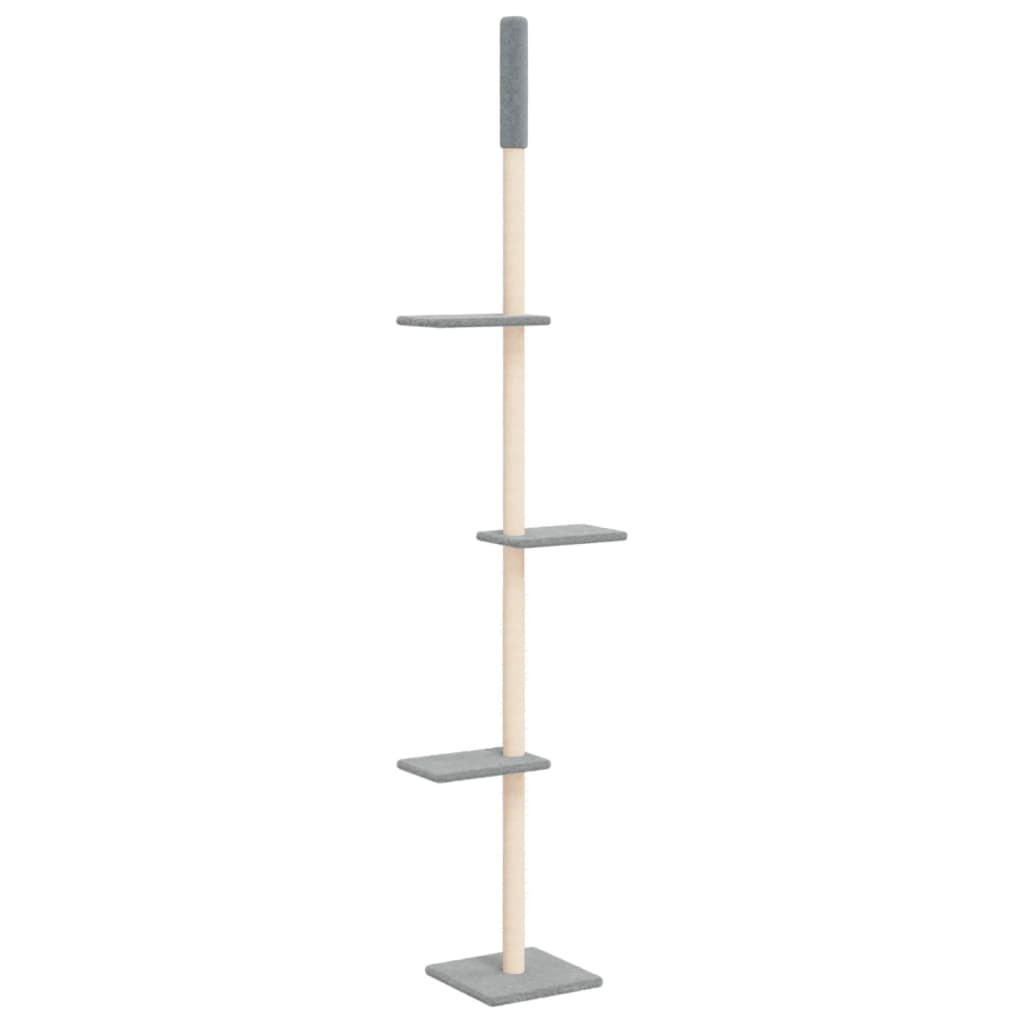 Vidaxl Cat Furniture Floor au plafond 267,5-297,5 cm Gris clair