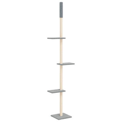 Vidaxl Cat Furniture Floor au plafond 267,5-297,5 cm Gris clair