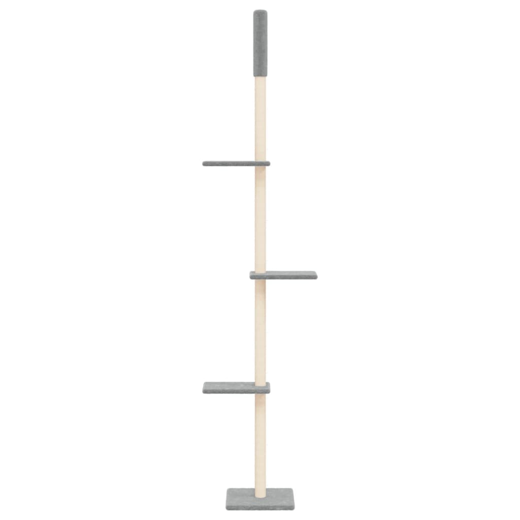 Vidaxl Cat Furniture Floor au plafond 267,5-297,5 cm Gris clair