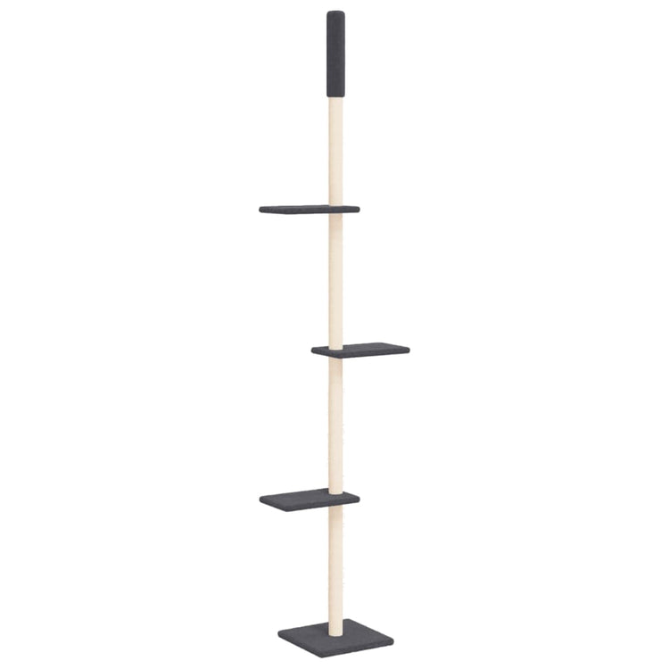 Vidaxl Cat Furniture Floor au plafond 267,5-297,5 cm gris foncé