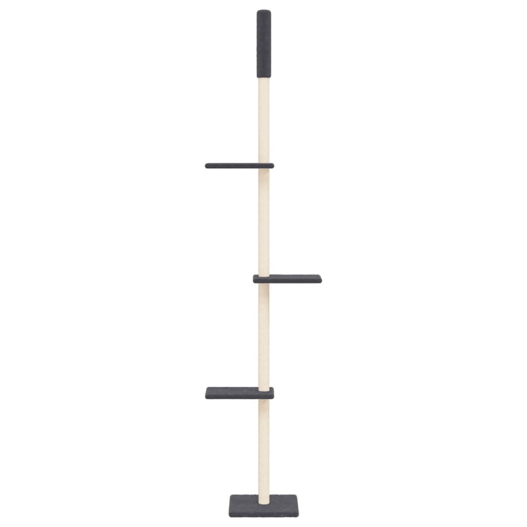 Vidaxl Cat Furniture Floor au plafond 267,5-297,5 cm gris foncé