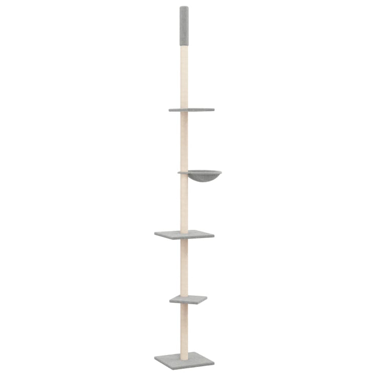 Vidaxl Cat Furniture Floor au plafond 263.5-289,5 cm Gris clair