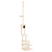 Vidaxl Cat Furniture Floor au plafond 268,5-294,5 cm de couleur crème - afbeelding 2