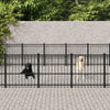 Vidaxl Dog Kennel pour l'extérieur de 30,11 m² en acier