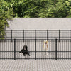 Vidaxl Chienne de chien pour l'extérieur de 39,52 m² en acier