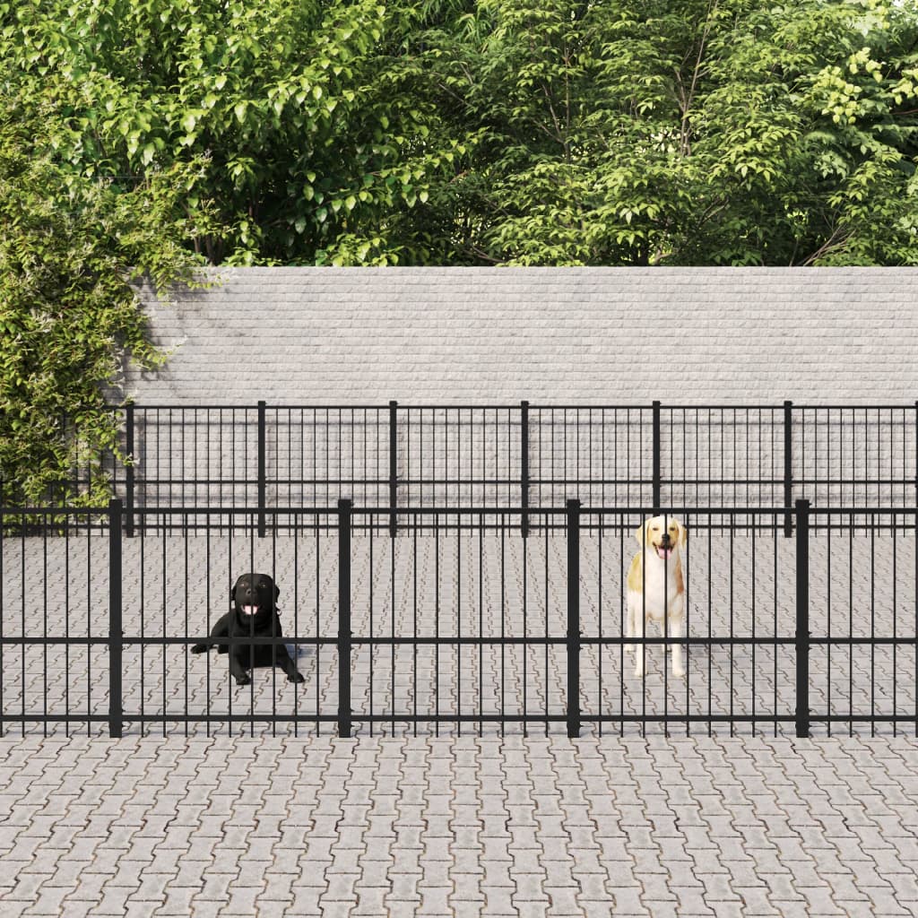 Vidaxl Hondkensne 59,28 m² en acier