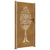 Vidaxl poort 105x180 cm conception d'arbre Cortenstaal