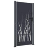 Port vidaxl 105x180 cm avec anthracite en acier de conception d'herbe -colore