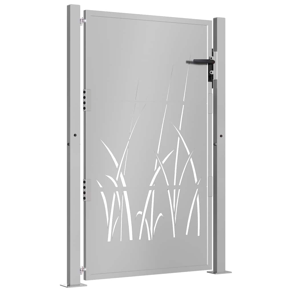 Vidaxl Poort Grass Design 105x130 cm Cortenstaal