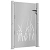 Vidaxl Poort Grass Design 105x155 cm Cortenstaal