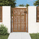 Port Vidaxl avec conception de bambou 105x155 cm en acier Corten