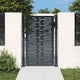 Port vidaxl 105x155 cm avec anthracite en acier carré -colore