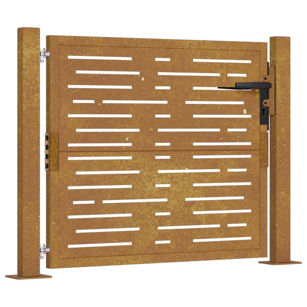 Vidaxl Port Square 105x80 cm Corten Steel