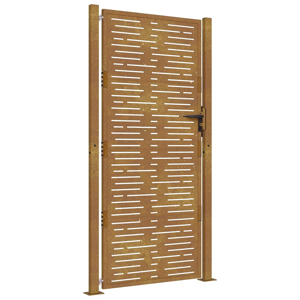 Vidaxl poort 105x180 cm en acier carré