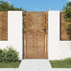 Vidaxl poort 105x180 cm en acier carré