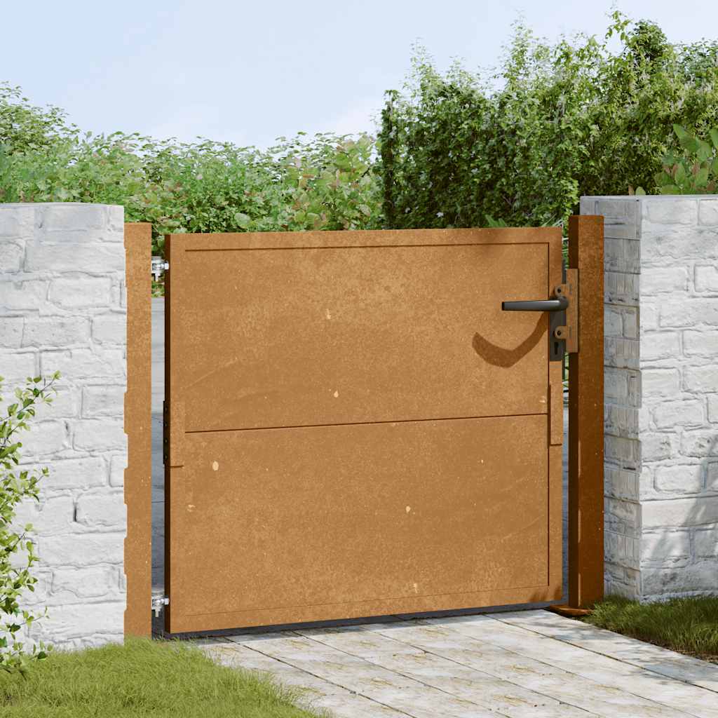 Port vidaxl 105x105 cm Corten Steel