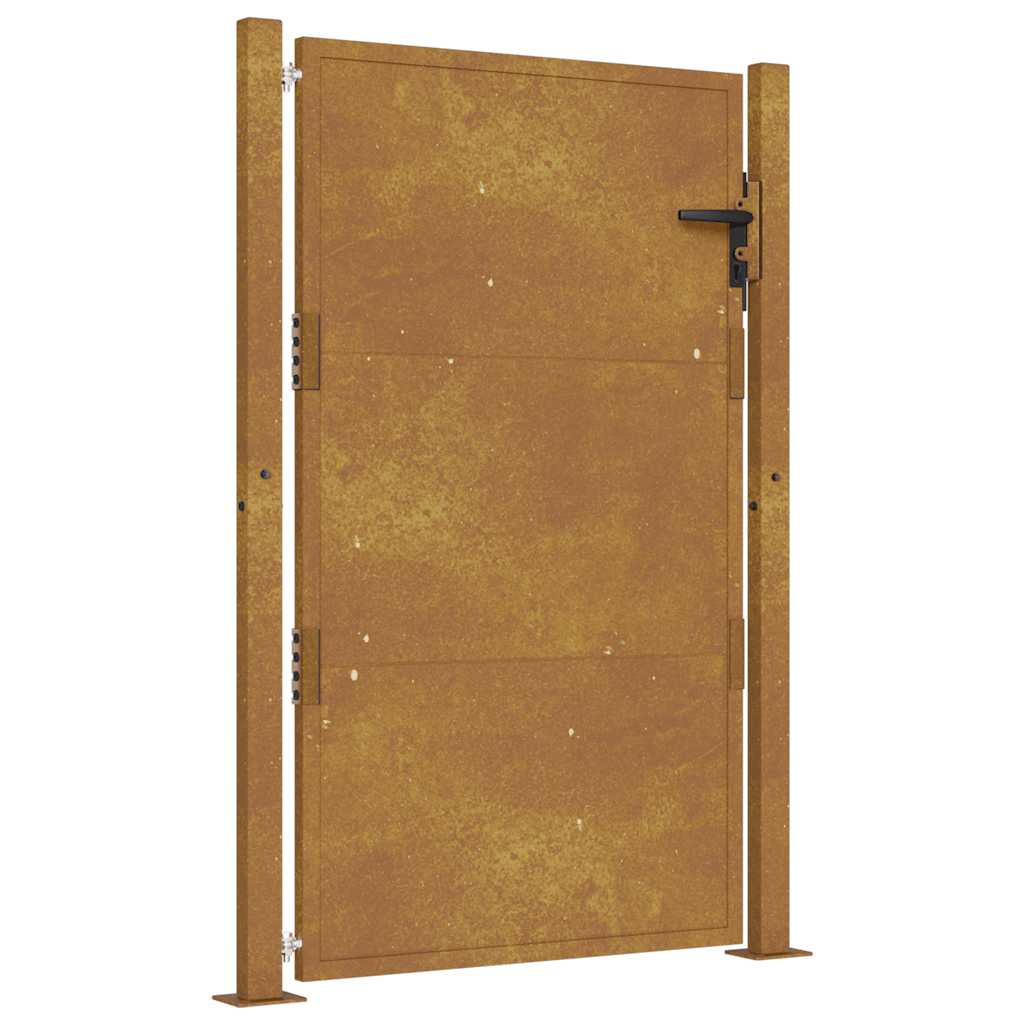 Port Vidaxl 105x130 cm Corten Steel