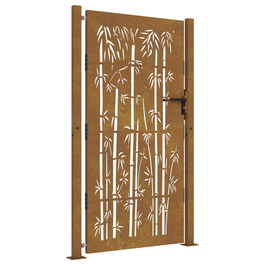 Port vidaxl 105x180 cm conception de bambou Cortenstaal