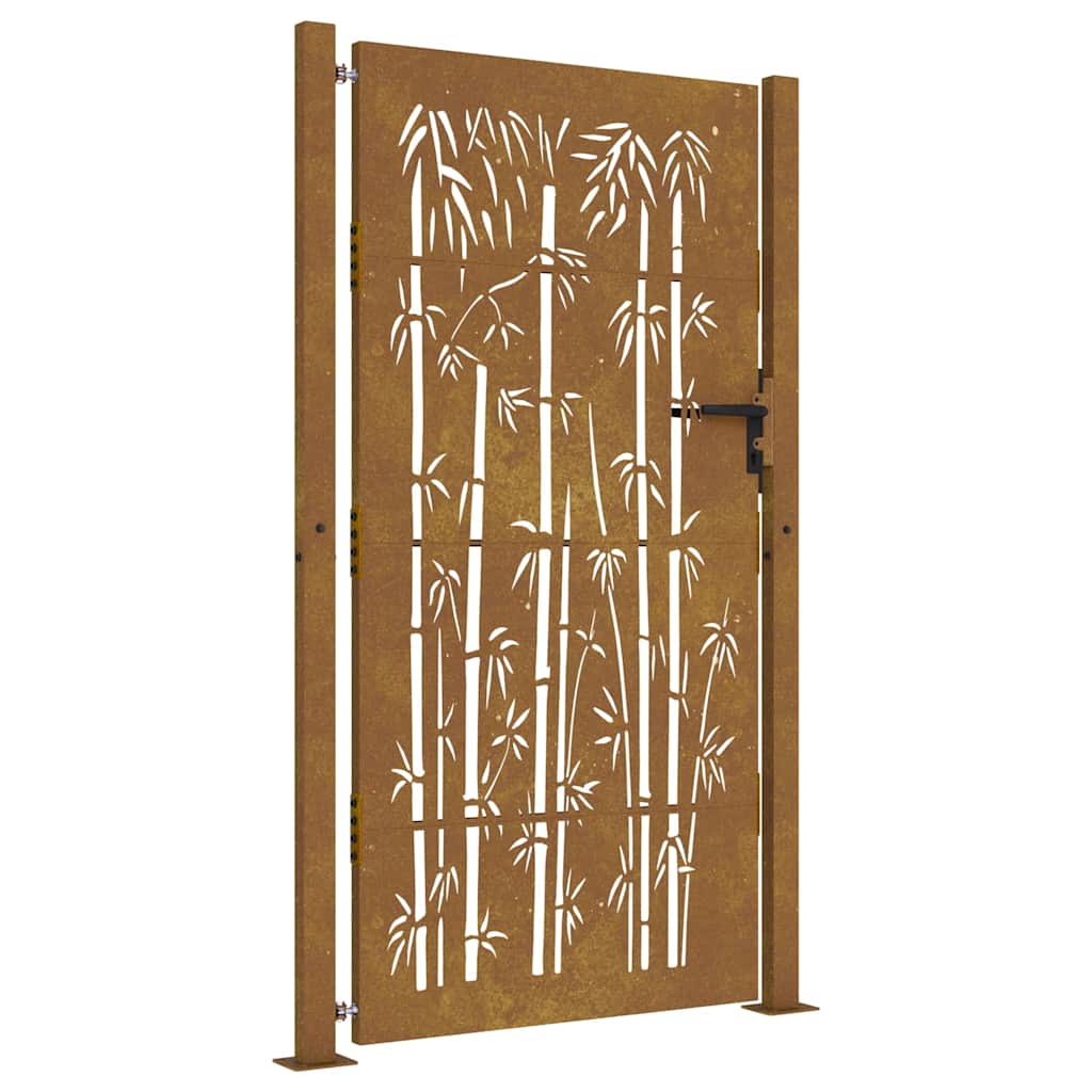 Port vidaxl 105x205 cm conception de bambou Cortenstaal