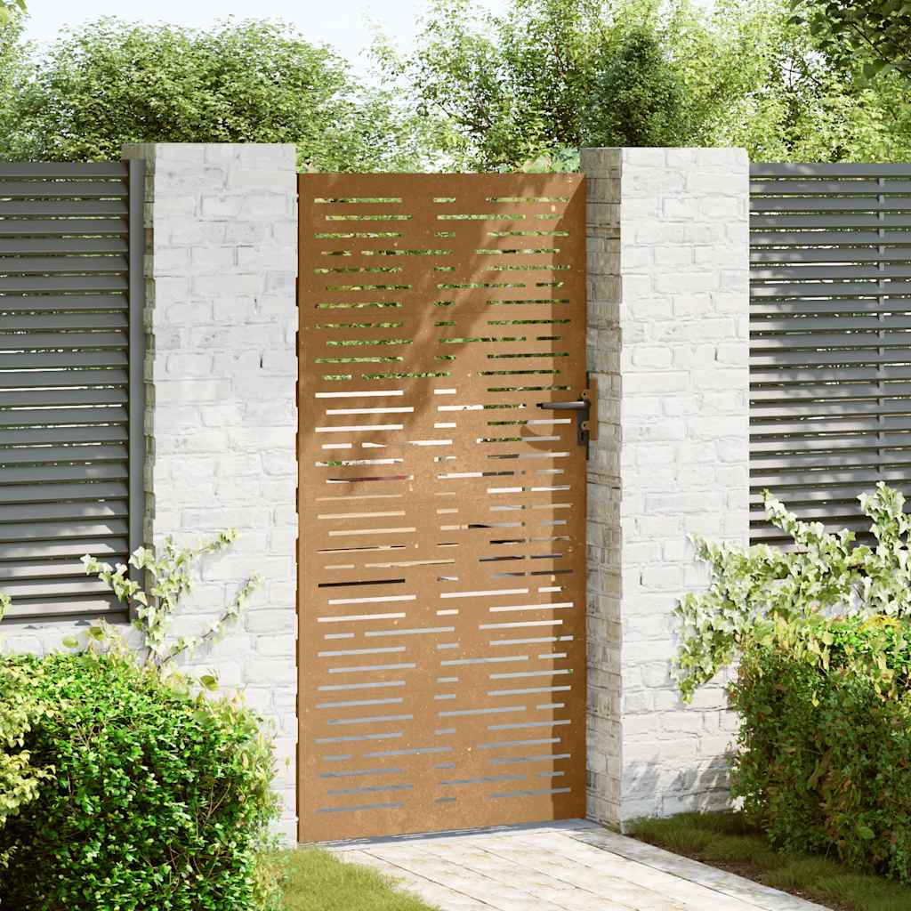 Vidaxl poort 85x175 cm en acier carré
