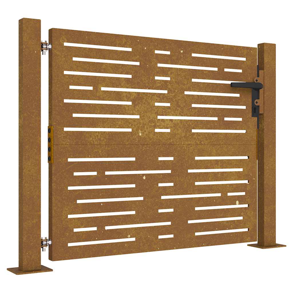 Vidaxl poort 105x105 cm en acier carré