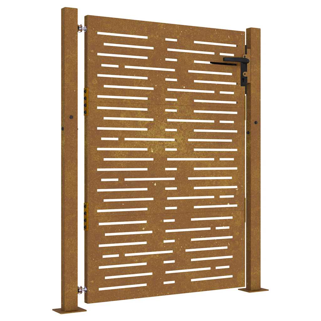 Vidaxl poort 105x130 cm en acier carré