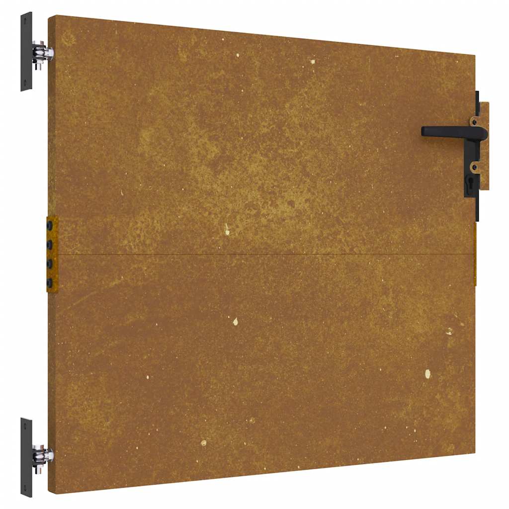 Portail Vidaxxl 85x75 cm acier corten