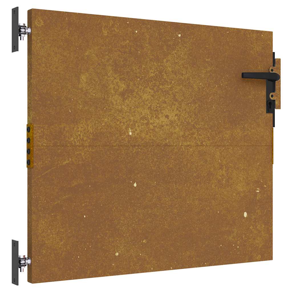 Portail Vidaxxl 85x125 cm acier corten