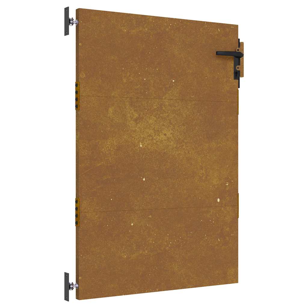 Portail Vidaxxl 85x125 cm acier corten