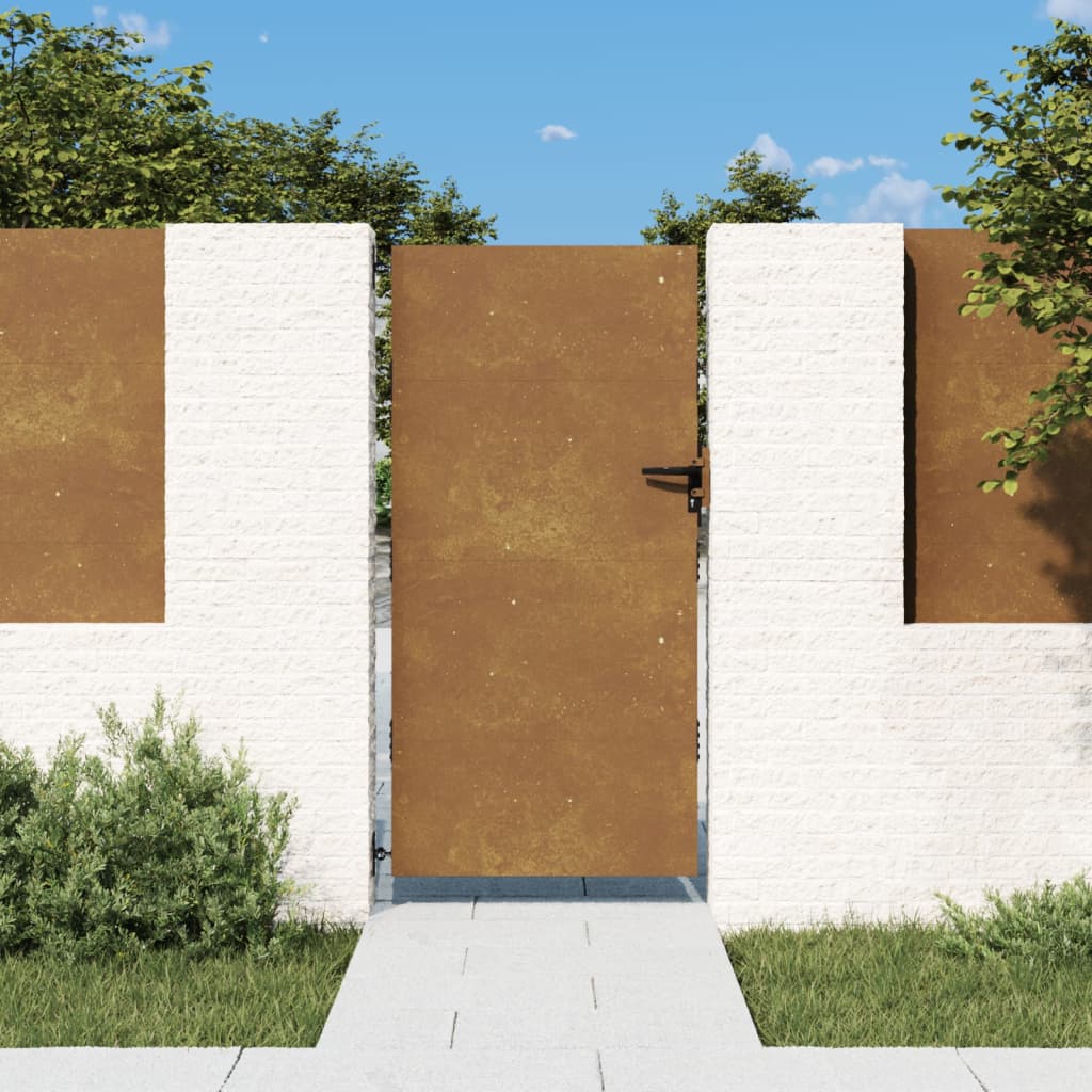 Port Vidaxl 85x200 cm Corten Steel