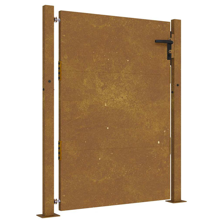 Portail Vidaxxl 100x125 cm acier corten
