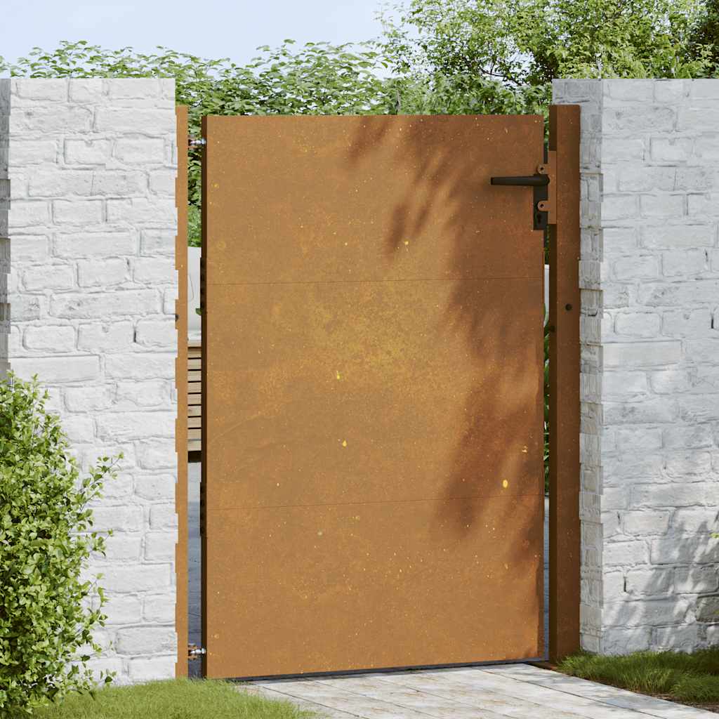 Port vidaxl 105x155 cm Corten Steel