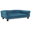 Vidaxl Dog Basket 95x55x30 cm Velvet bleu