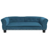 Vidaxl Dog Basket 95x55x30 cm Velvet bleu